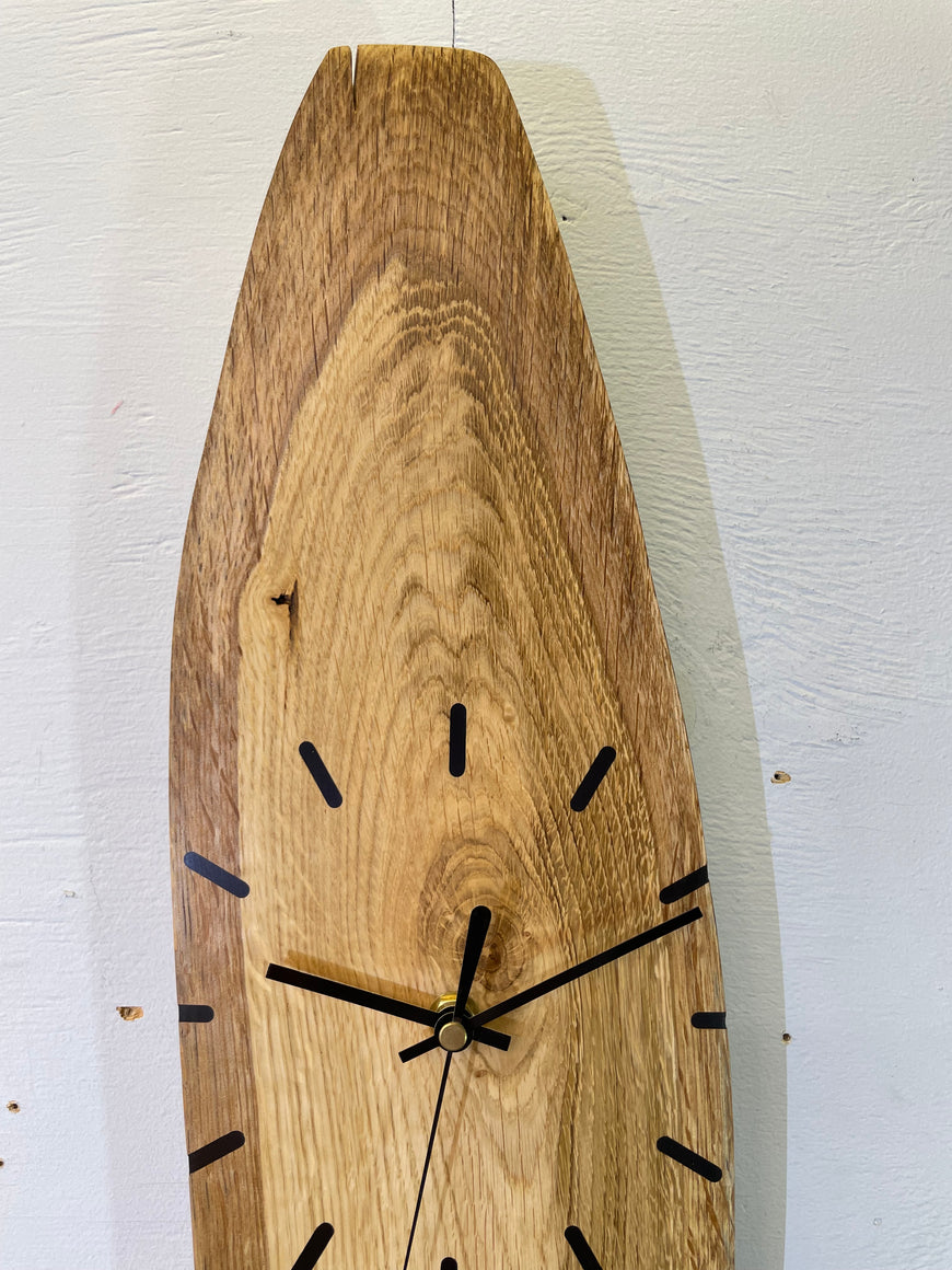 English Oak Wooden Wall Clock
