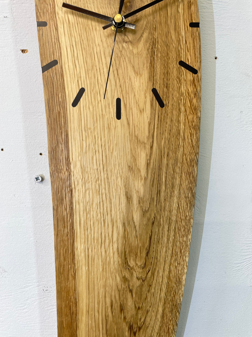 English Oak Wooden Wall Clock