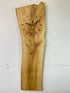 English Oak Live Edge Wooden Wall Clock