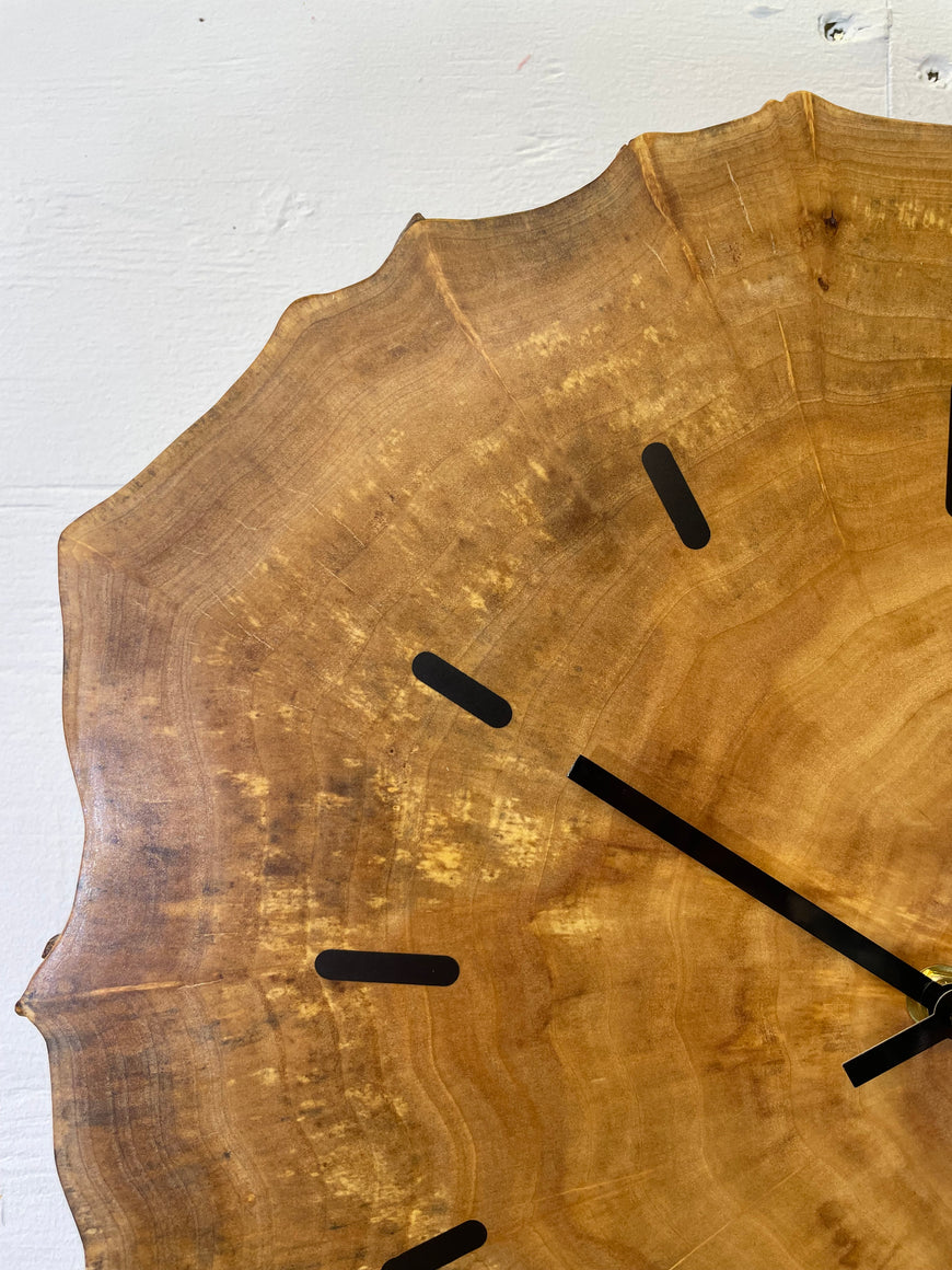 Large Wooden Wall Clock