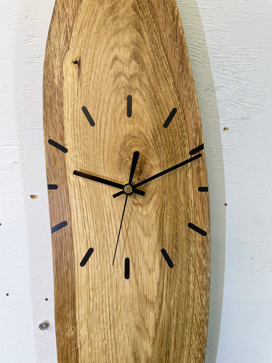 English Oak Wooden Wall Clock