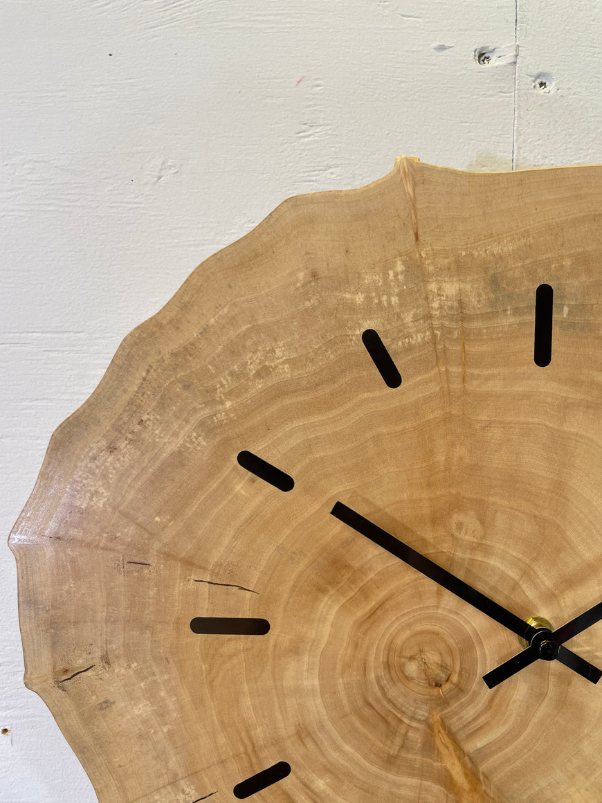 Large Wooden Wall Clock
