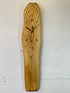 English Oak Live Edge Wooden Wall Clock