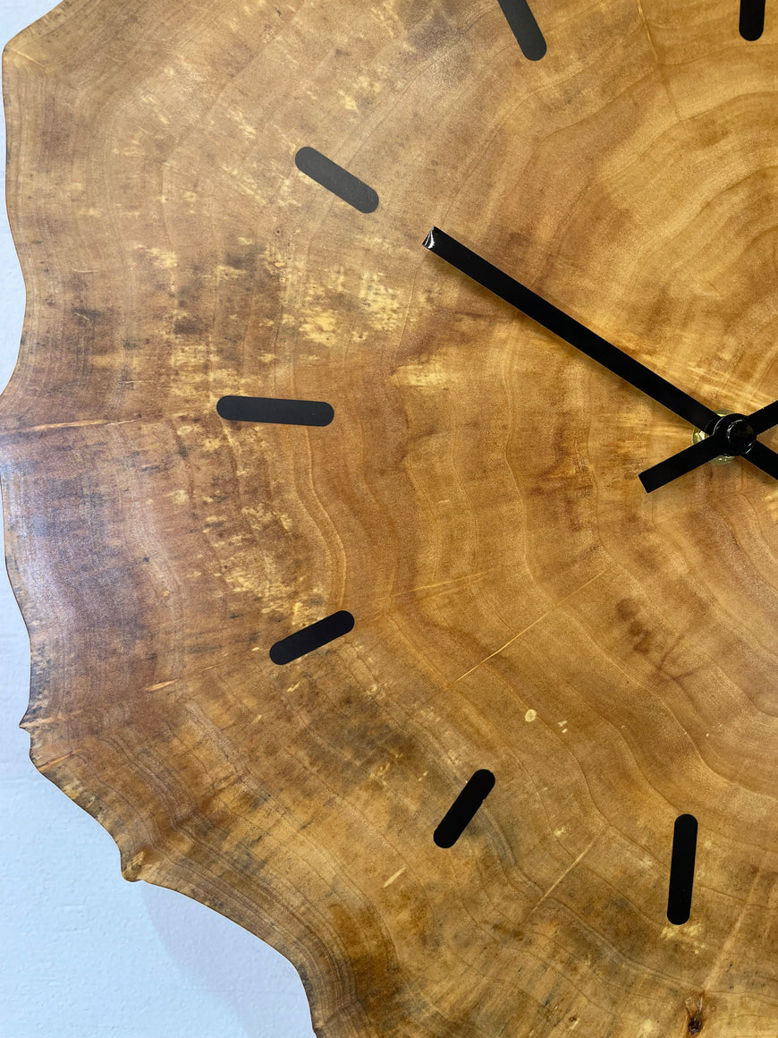 Large Wooden Wall Clock