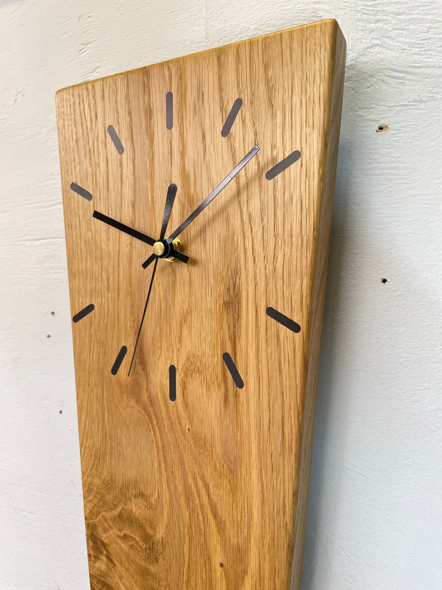 Wooden Wall Clock, English Oak