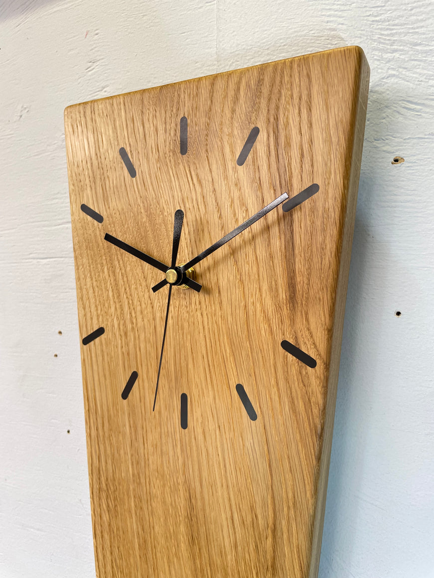 Wooden Wall Clock, English Oak