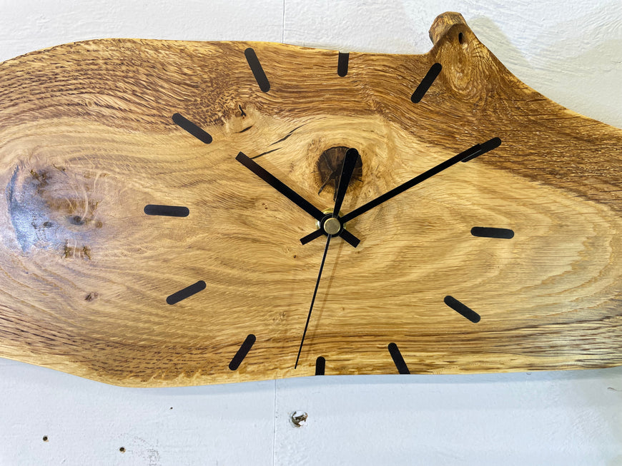 English Oak Wooden Wall Clock