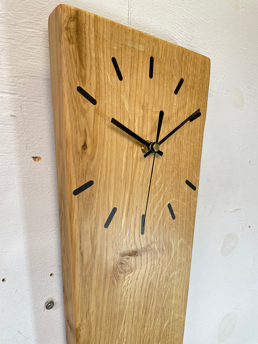 Wooden Wall Clock, English Oak