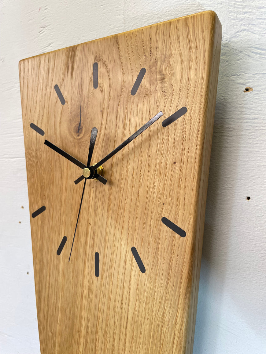 Wooden Wall Clock, English Oak