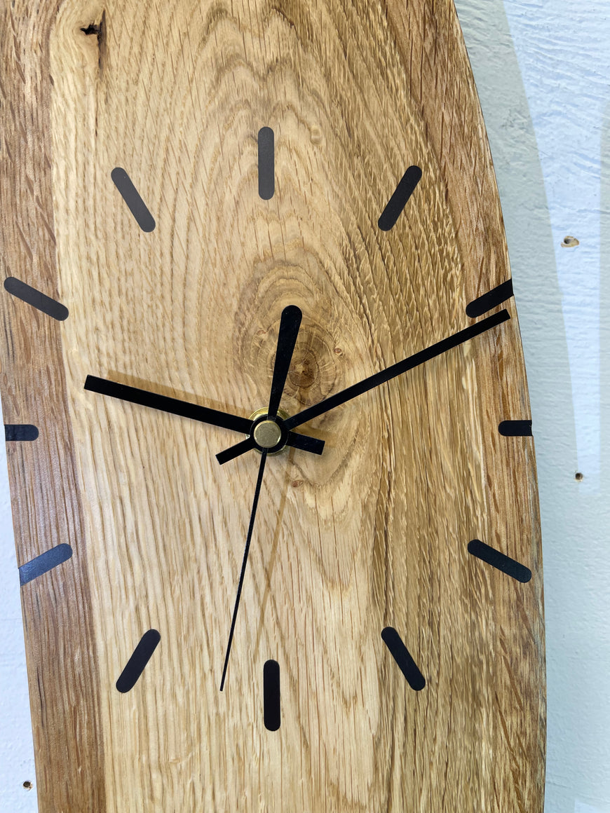 English Oak Wooden Wall Clock