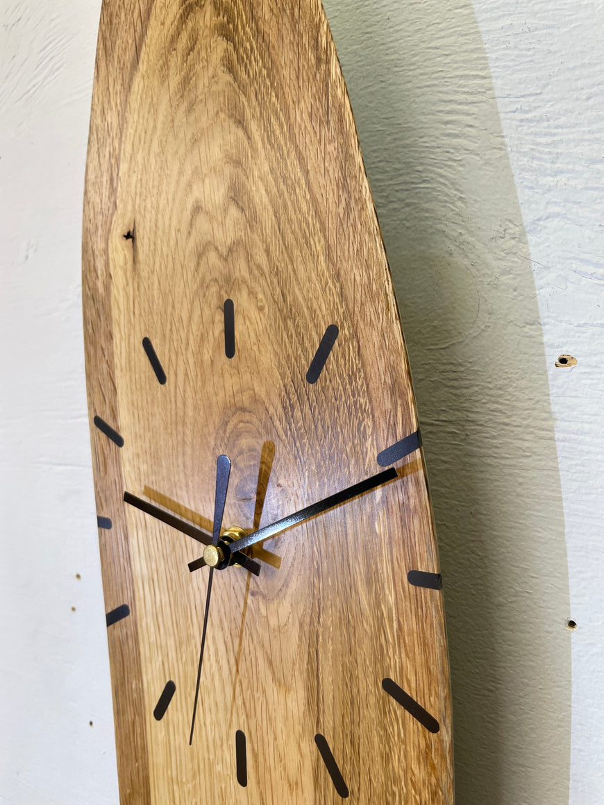 English Oak Wooden Wall Clock