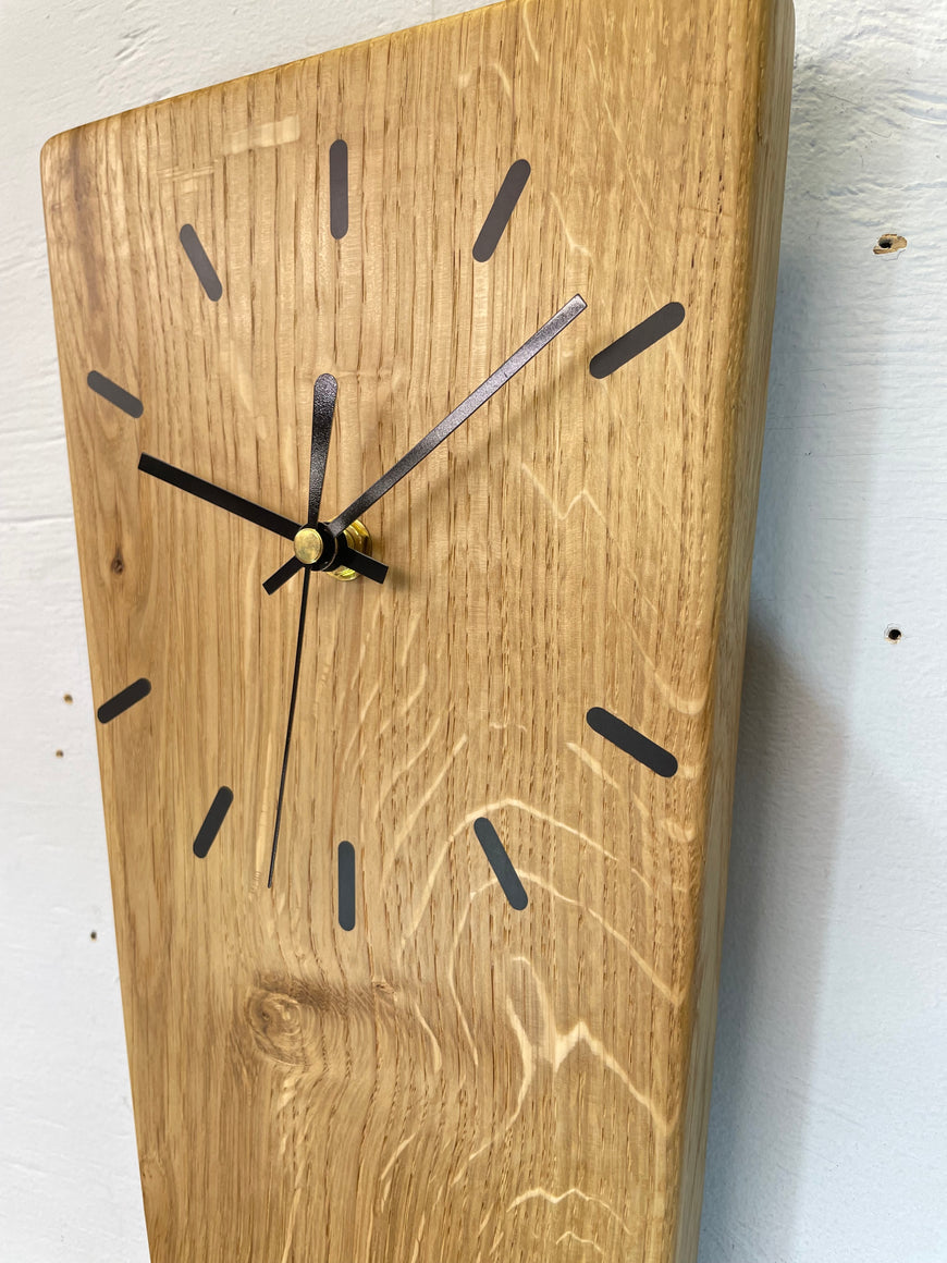 Wooden Wall Clock, English Oak