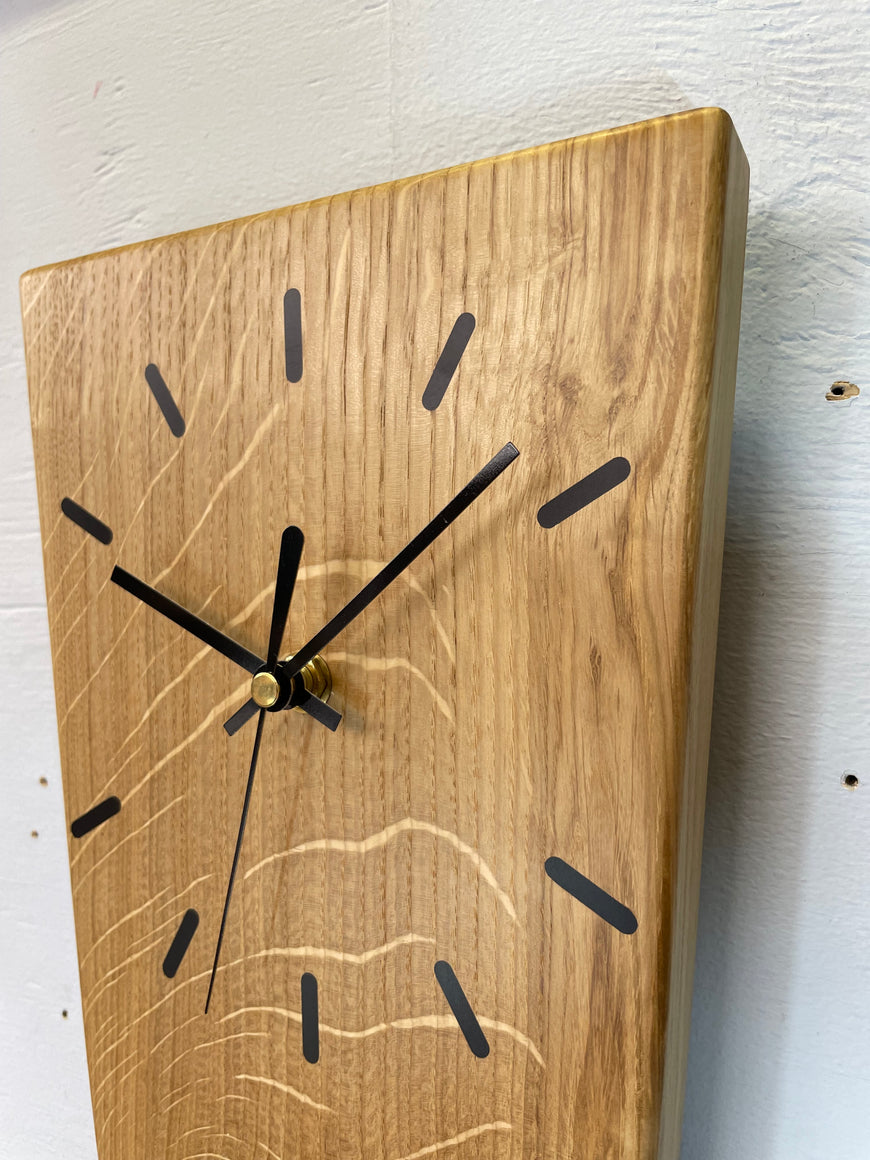 Wooden Wall Clock, English Oak
