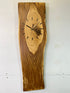 English Oak Live Edge Wooden Wall Clock