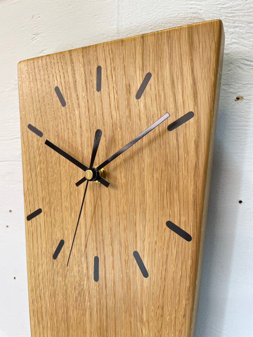 Wooden Wall Clock, English Oak