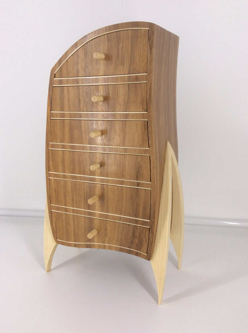 Kiaat Wood Jewellery Box