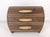 Rounded End Black Walnut and White Beach Jewellery Box