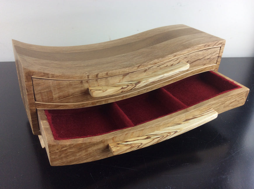 Funky Wavy Top Jewellery Box