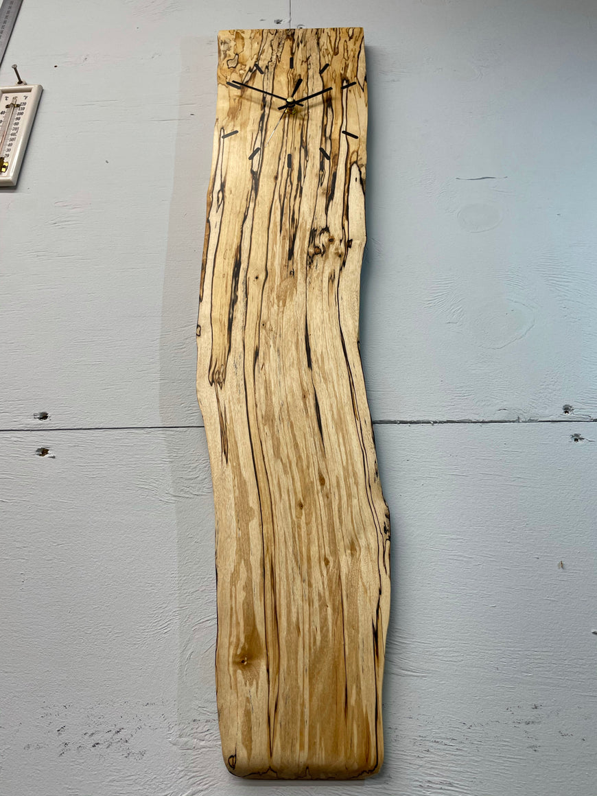 Spalted Birch Wooden Wall Clock