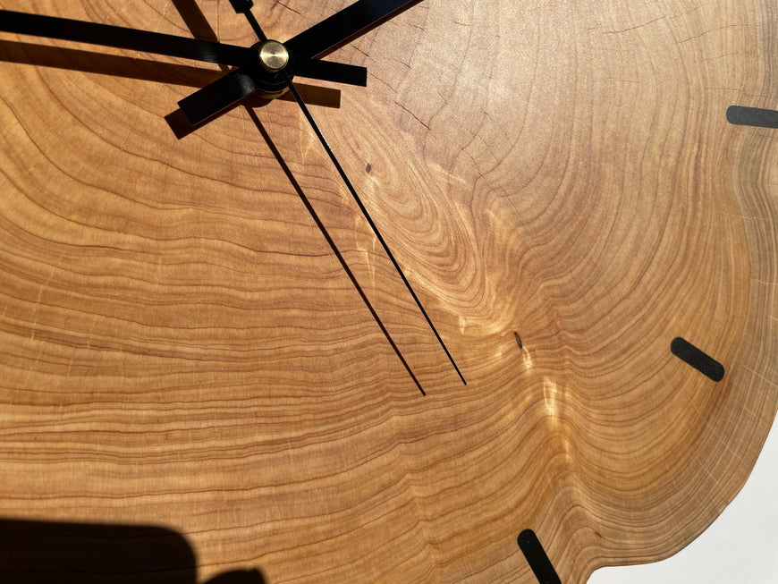 End Grain Wooden Wall Clock