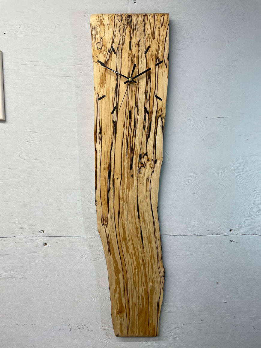Spalted Birch Wooden Wall Clock