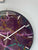 Made to order custom listing for Paul Raggett 50cm Purple and Pink Abstract Modern Resin Wall Clock