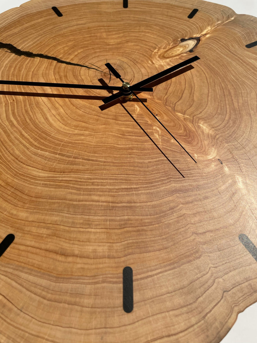 End Grain Wooden Wall Clock