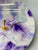 Purple and Blue Resin Wall Clock