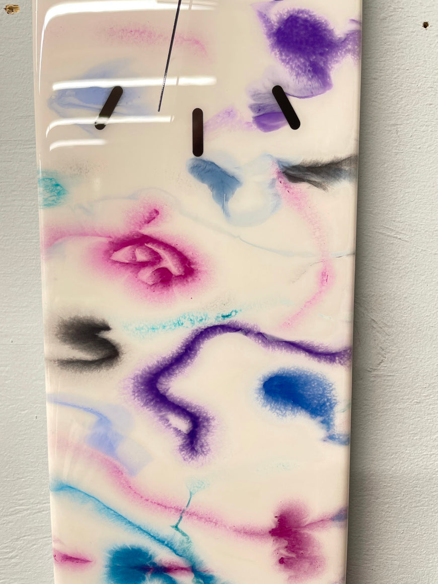 Slim Resin Wall Clock