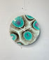 Small Round Green Resin Wall Clock