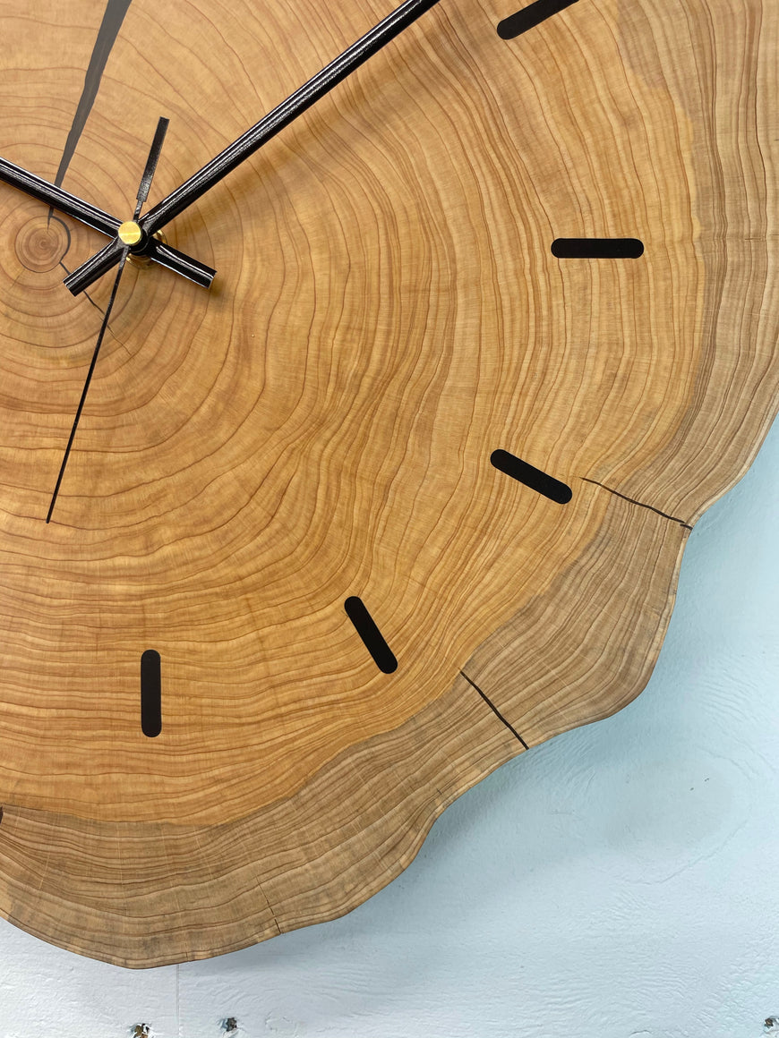 Large Wooden Wall Clock