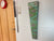 70cm Long Narrow Teal Grey and Green Abstract Resin Wall Clock
