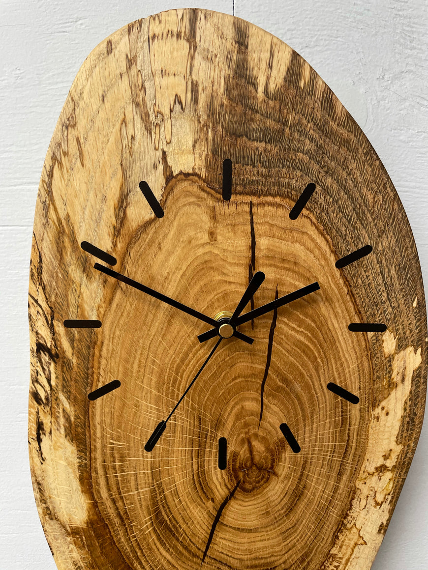 English Oak Wall Clock