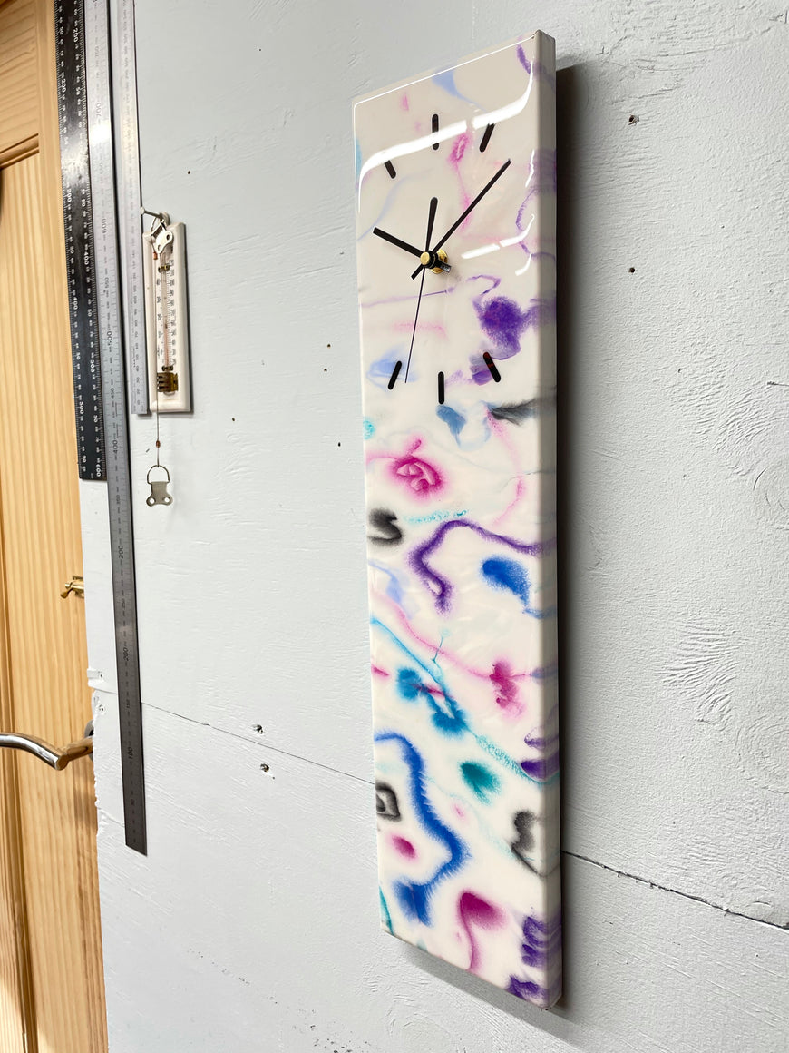 Slim Resin Wall Clock