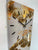 70cm Long Narrow Grey And Brown Abstract Resin Wall Clock