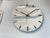 Pale Blue and Gray Resin Wall Clock 33cm