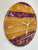 English Oak and Purple Pearlescent Resin Wall Clock