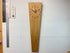 Long Narrow English Oak Wooden Wall Clock