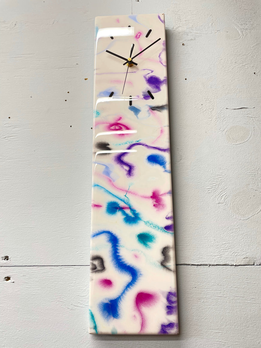 Slim Resin Wall Clock