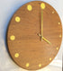 Large Wild Mango Wall Clock, Wooden Clock