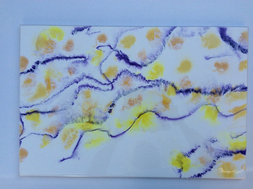 Purple lightning, Abstract Art, Contemporary Art, Modern painting