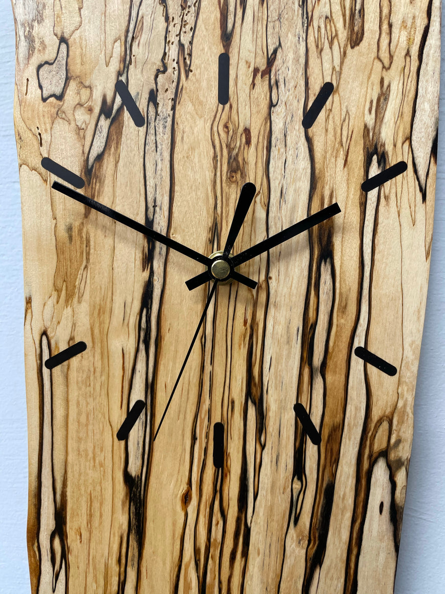 Spalted Birch Wooden Wall Clock