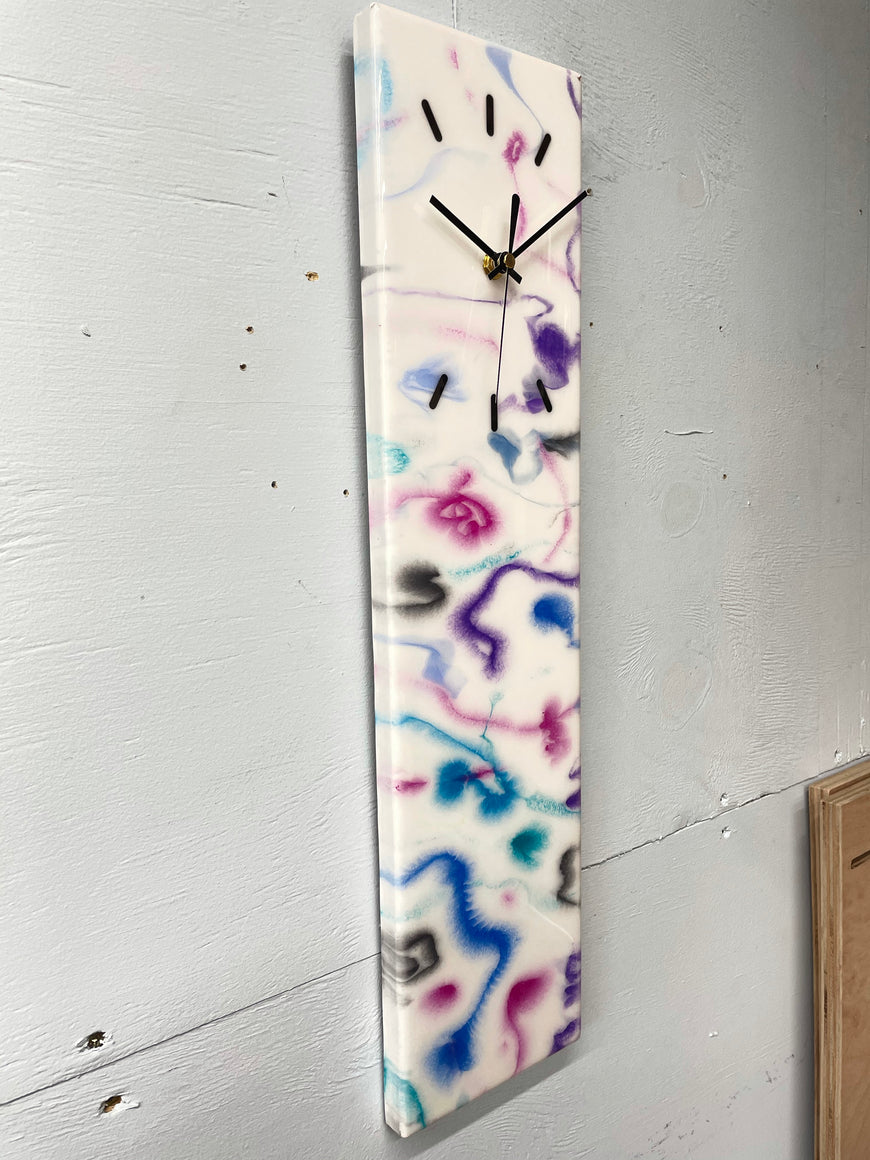 Slim Resin Wall Clock