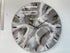 50cm Large Grey Black and White Abstract Modern Resin Wall Clock