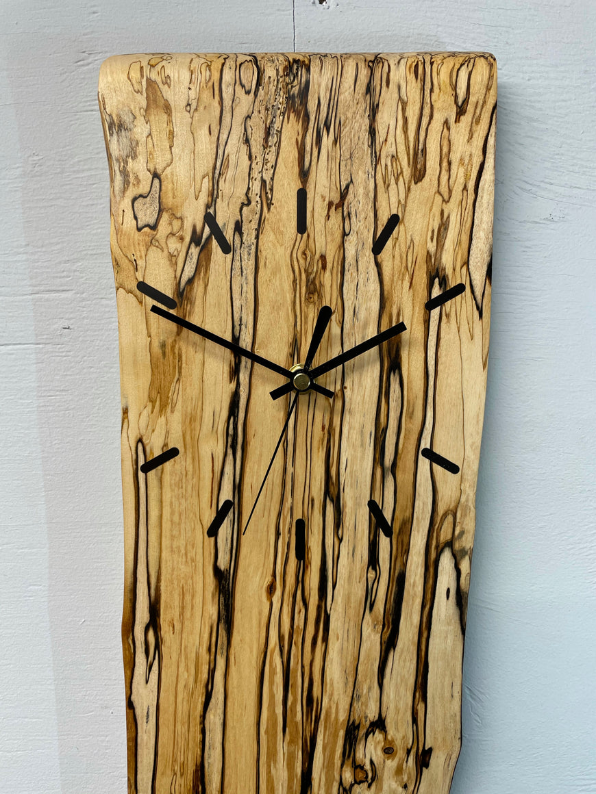 Spalted Birch Wooden Wall Clock