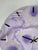 50cm Large Purple and Grey Abstract Modern Resin Wall Clock