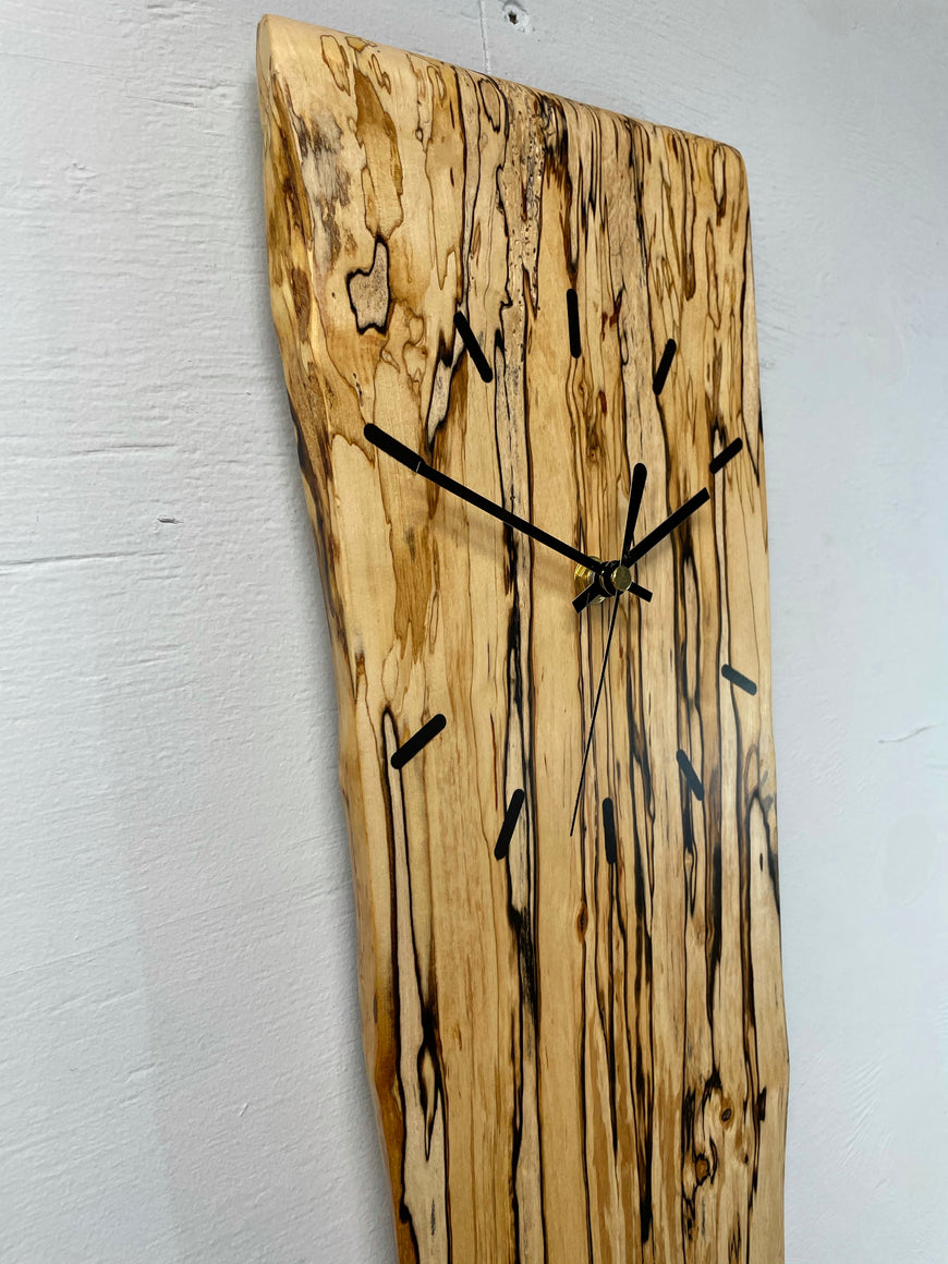 Spalted Birch Wooden Wall Clock