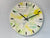 33cm Green & Yellow Resin Wall Clock