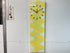 Yellow and Green Abstract Resin Wall Clock