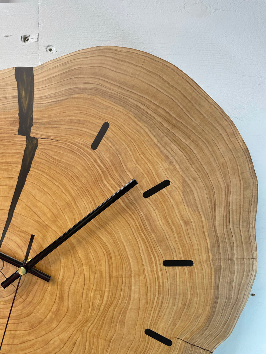 Large Wooden Wall Clock